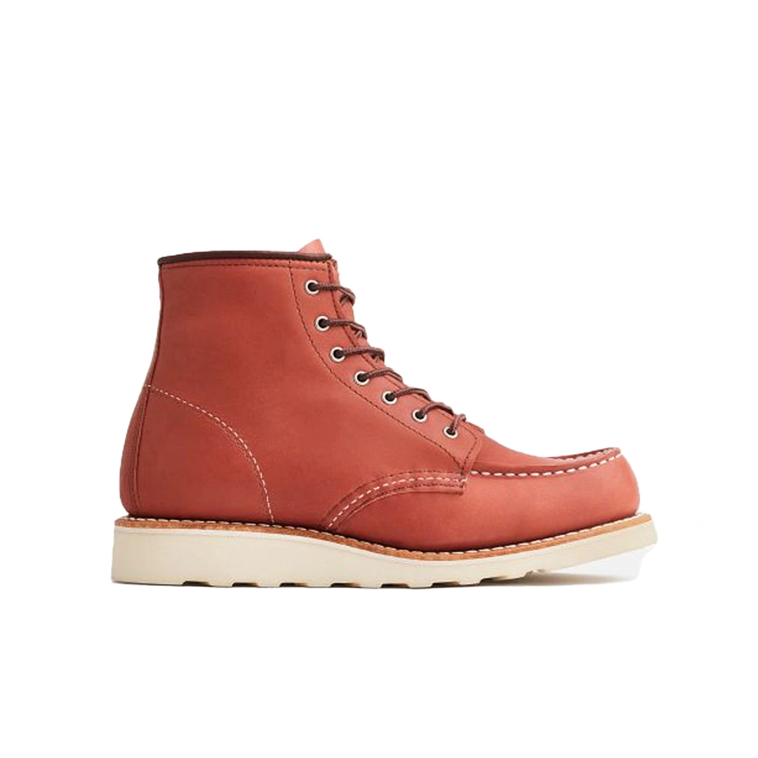 Auburn Legacy Moc Toe Boots: Chic 6-Inch Style for Effortless Elegance.